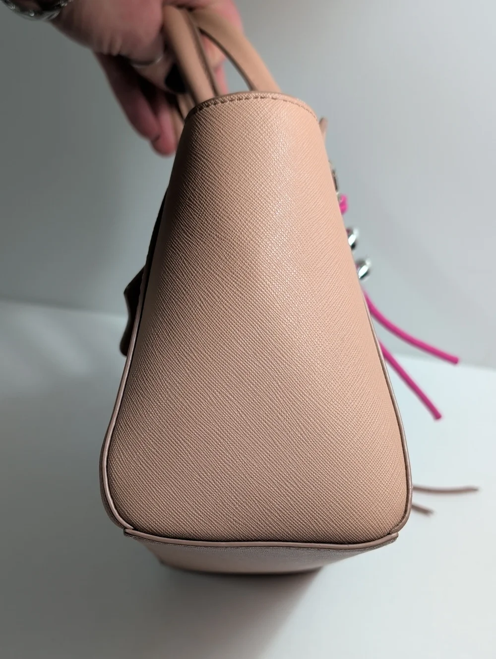 Rebecca Minkoff Blush Pink Mini Tote & Crossbody Bag